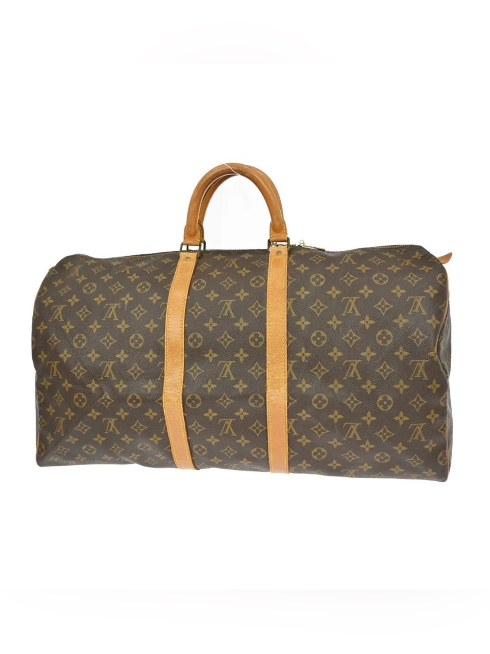 Authentic Louis Vuitton keepall 55 monogram duffle bag unisex travel - Picture 2 of 14